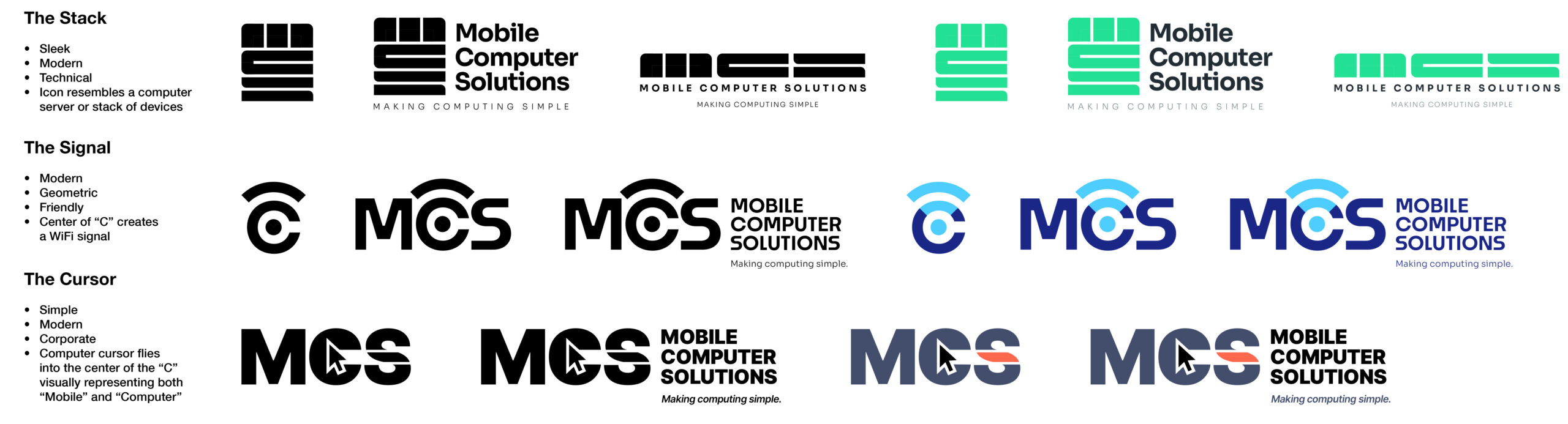 mobile computer solutions logo ideas