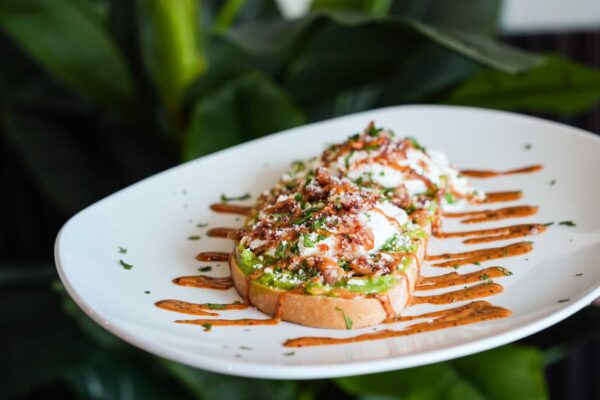 cafe on the grove avocado toast